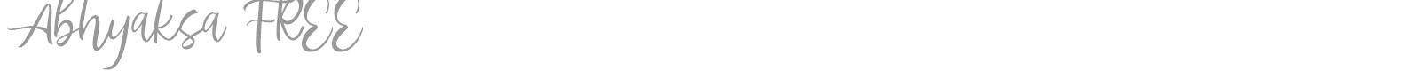 Abhyaksa font preview